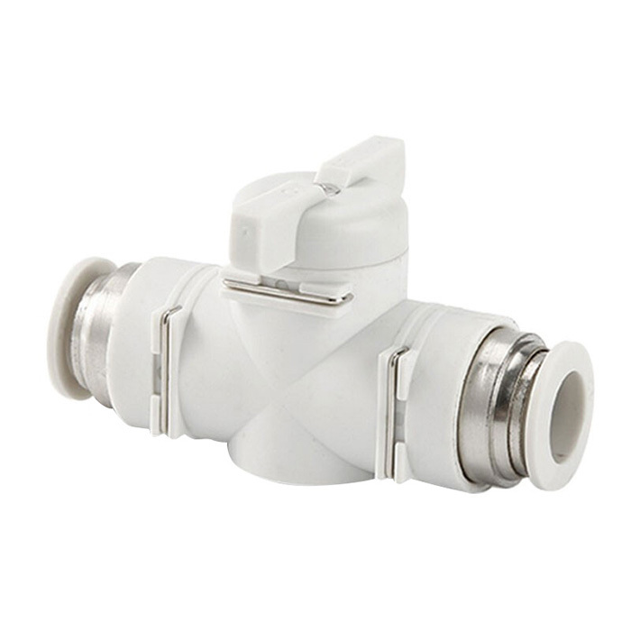 ICEY/冰禹 等径气管开关阀 BYQD-12系列 BUC-8 快插接口8mm-快插接口8mm 1个