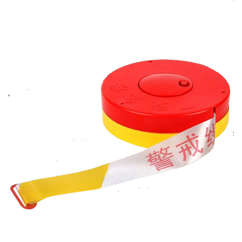 MINGGU/鸣固 盘式警戒线 ZW1061 黄白色 警戒线 50m×40mm 1盘