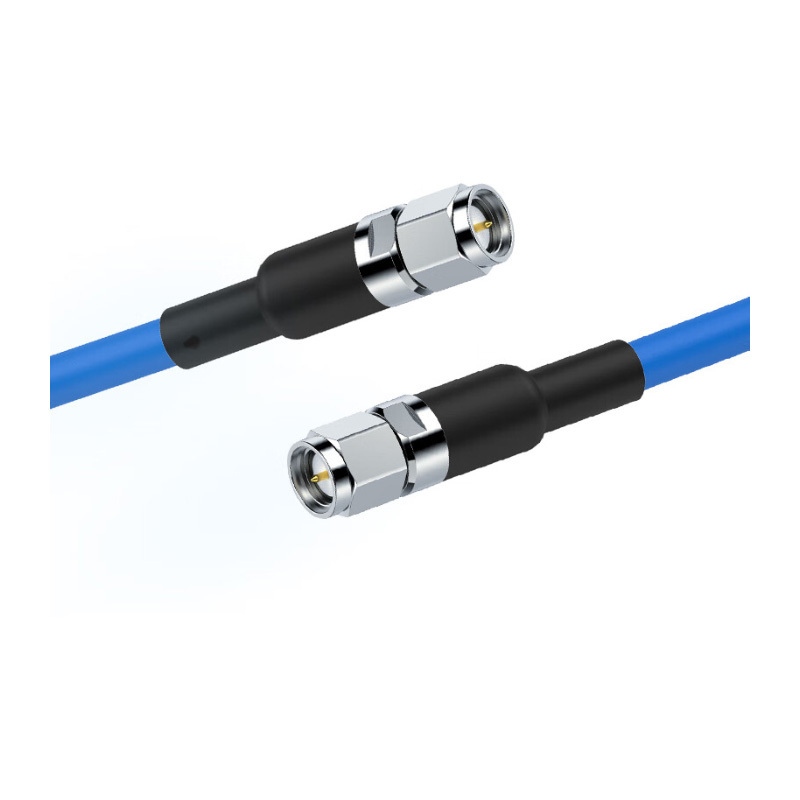 BOYANG/ 博扬 SMA-SMA公18G稳幅稳相射频线 BY-47P2-SMA-JJ-1 50Ω 1m 镀银高温线 1条