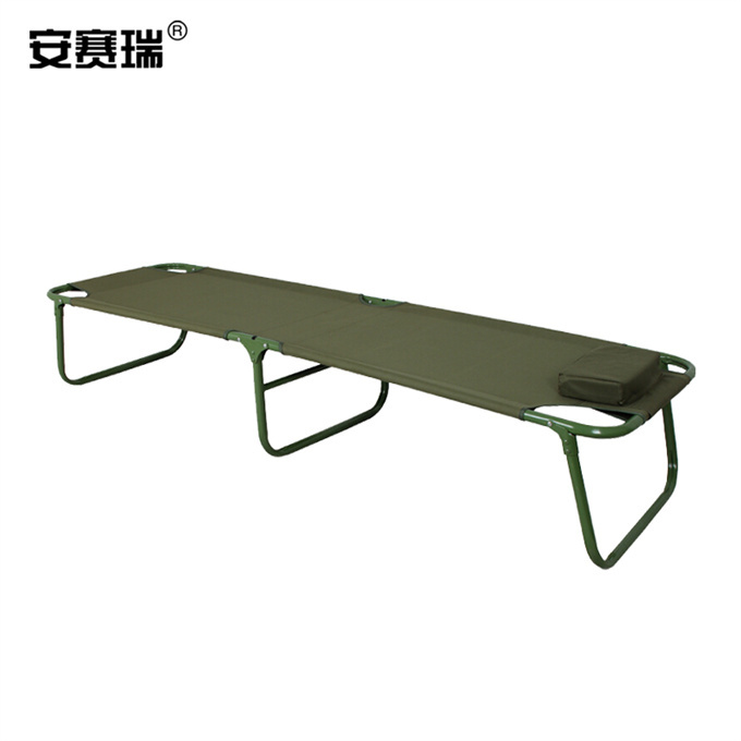SAFEWARE/安赛瑞 便携陪护折叠床 300341 1800×600×350mm 军绿色 帆布床面+铁质支架 1架