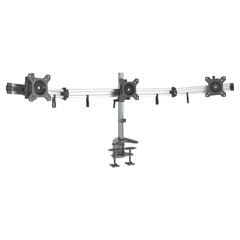 GIBBON MOUNTS/长臂猿 三屏显示器支架 MP230GL穿孔 银色 1个
