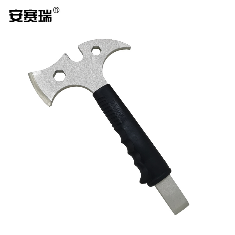 SAFEWARE/安赛瑞 消防腰斧 310776 长285mm 带φ15mm和φ17mm两个板子孔 钢板+橡胶手柄 1把
