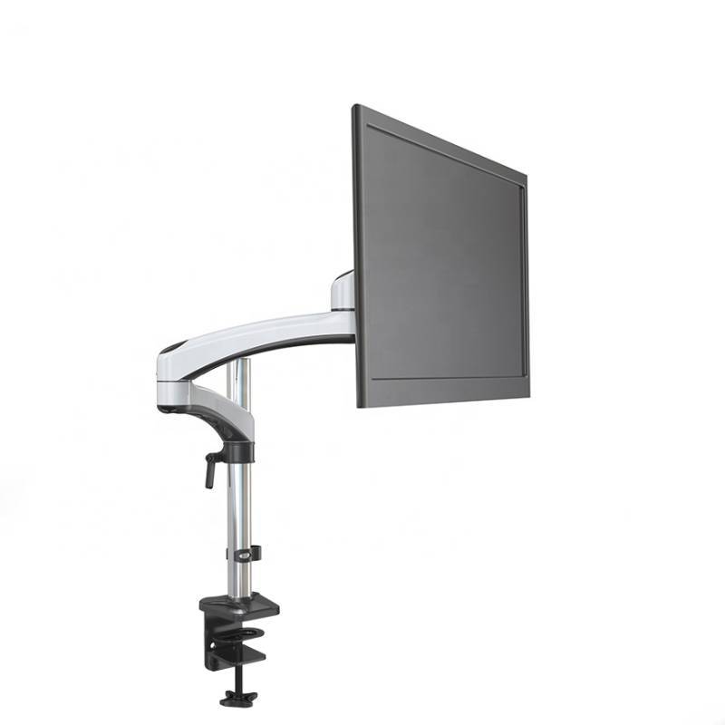 GIBBON MOUNTS/长臂猿 桌面显示器支架双节 FE112C夹桌 白色 1个