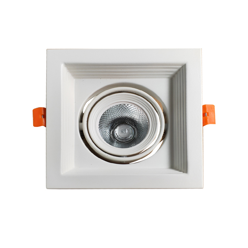HU/沪字牌 格栅射灯斗胆灯 HZP-GSD01 130×130mm 3000K 1个