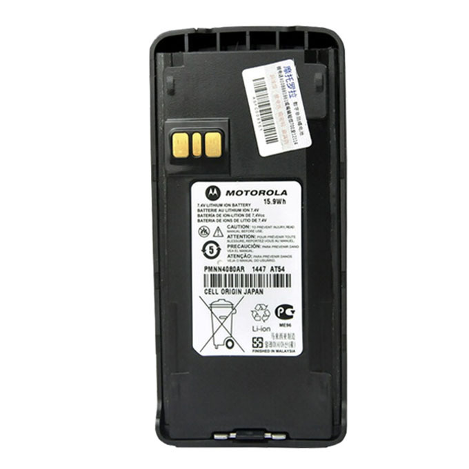 MOTOROLA/摩托罗拉 对讲机电池 PMNN4080AR 2150mAh 适配机型C1200/C2620/C2660 1块