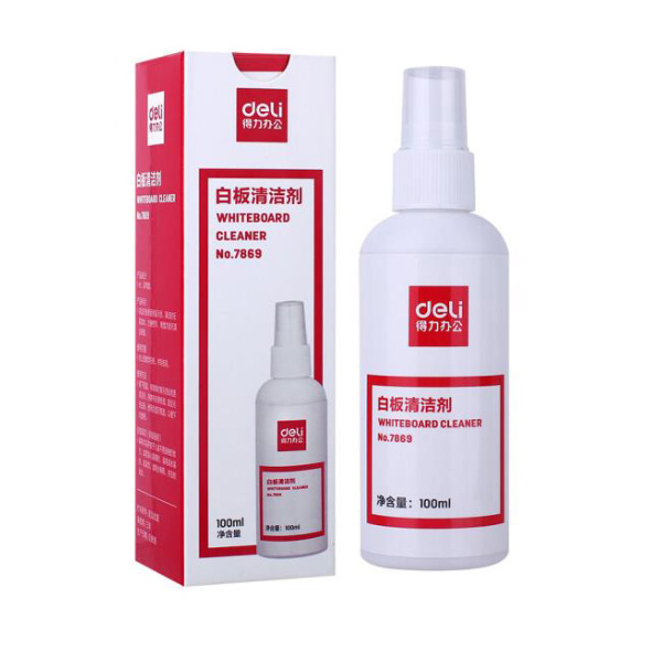 DELI/得力 白板清洁剂 7869 100mL 1瓶