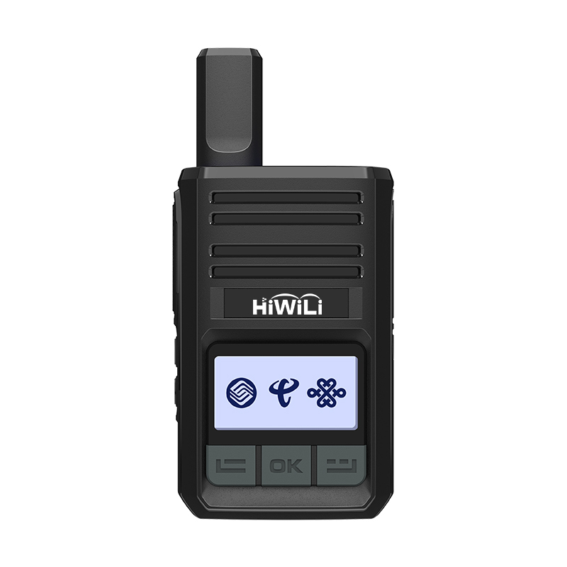 HIWILI/海唯联 4G插卡公网对讲机 C158 黑色 4W 半键盘 USB两用充 带LED屏 带卡含一年平台流量 1个