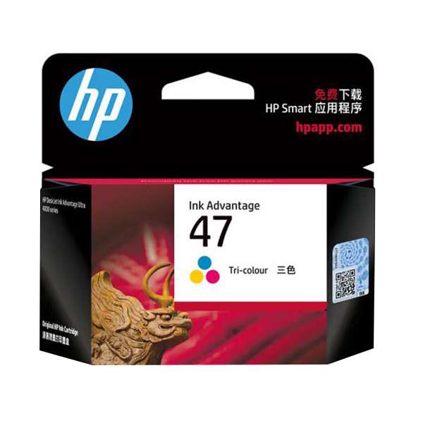 HP/惠普 墨盒 6ZD61AA 47号彩盒 1个
