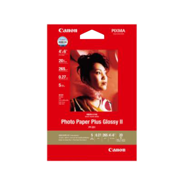 CANON/佳能 高级光面照片纸 PP-201 4×6" 20张 1包