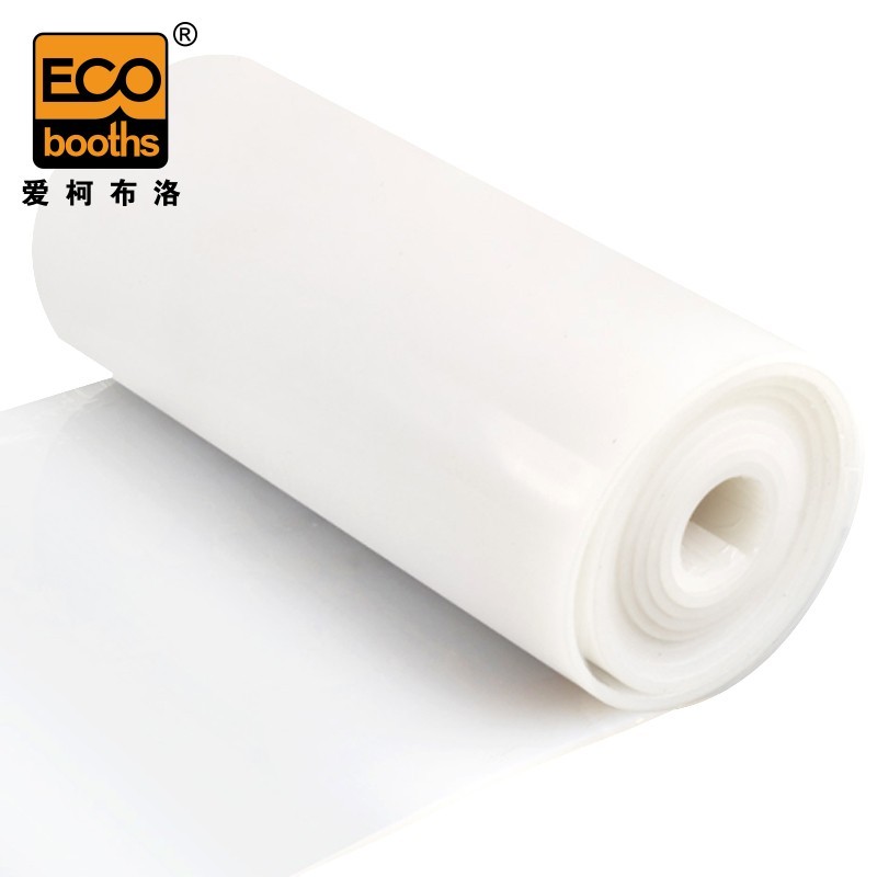 ECOBOOTHS/爱柯部落 耐高温防水耐油硅胶垫 E2010607004-200-100 2×1m 白色半透明 厚3mm 1块