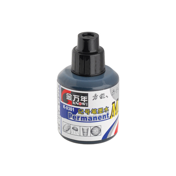 GENVANA/金万年 记号笔墨水 K-0301 20mL 黑色 1瓶