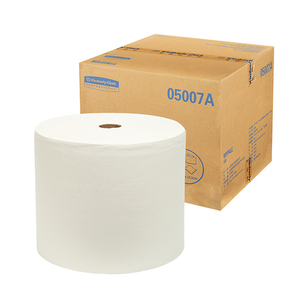KIMBERLY-CLARK/金佰利 WYPALL*劲拭*L40大卷式工业擦拭纸 05007A 白色 31.8*34cm DRC技术木浆 1箱
