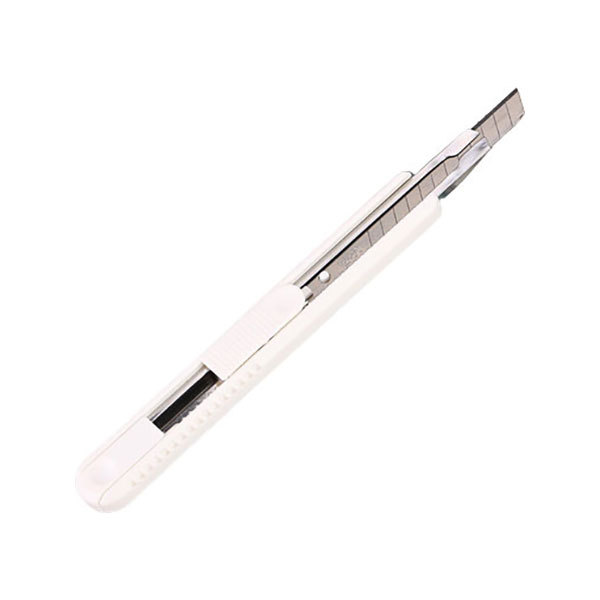M&G/晨光 普惠型全包塑金属美工刀 ASSN2254 9mm 白色 1把