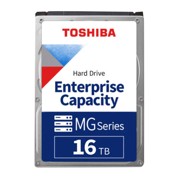 KIOXIA/铠侠 企业级硬盘 MG08ACA16TE 16TB 7200RPM 512MB SATA接口 (新老品牌包装随机发货) 1个