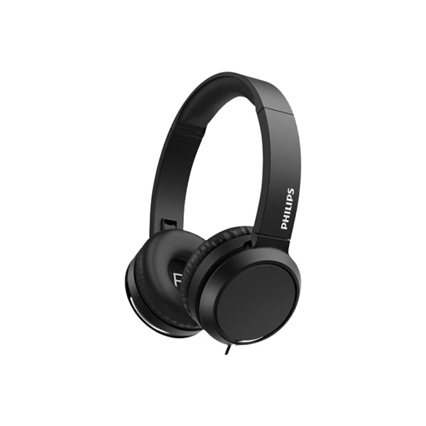 PHILIPS/飞利浦 头戴式有线耳机 TAH4105 3.5mm音频接口 黑色 1付