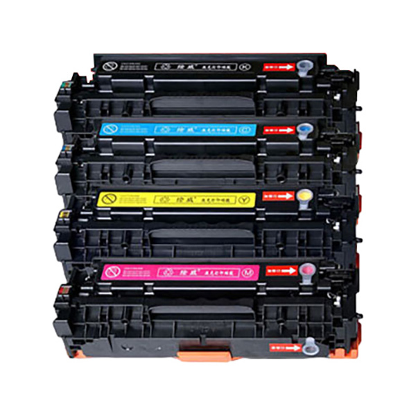 HUIWEI/绘威 大容量易加粉硒鼓 CC530A 黑色+品红+青色+黄色 适用HP Color laserJet CP2020/CP2024/CP2025/CP2026/CP2027/CP2024n/CP2024dn/CP2025n/CP2025dn/CP2025x/CP2026n/CP2026dn/CP2027n/CP2027dn/CM2320 MFP Series 1套