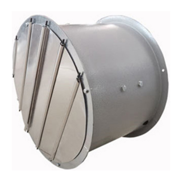 HEYUNCN/恒运 防爆轴流风机(管道式带百叶) CBF-300 220V 180W 2280m³/h ExdIIBT4 Gb防爆 1台