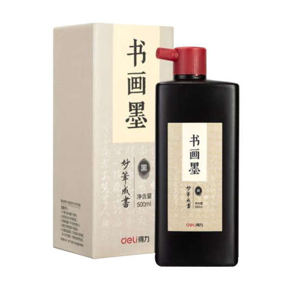 DELI/得力 墨汁 75513 黑色 500mL 1瓶