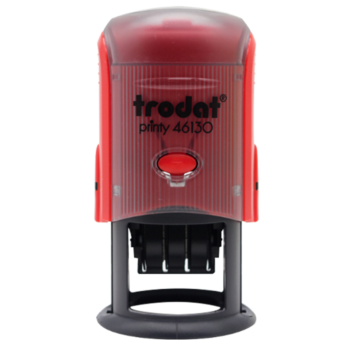 TRODAT/卓达 回墨日期印章 46130 30mm 可定制图案 备注印迹颜色 1个
