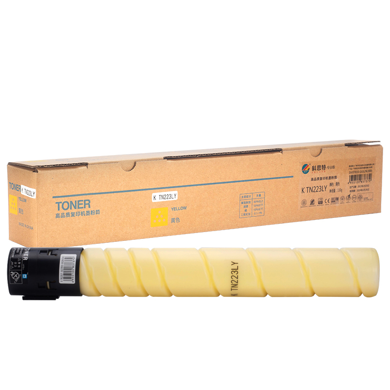 KST/科思特 专业版复印机墨粉盒 K TN223LY 黄色 适用柯尼卡美能达bizhub C226/C256/C266/C7222/C7226 1个