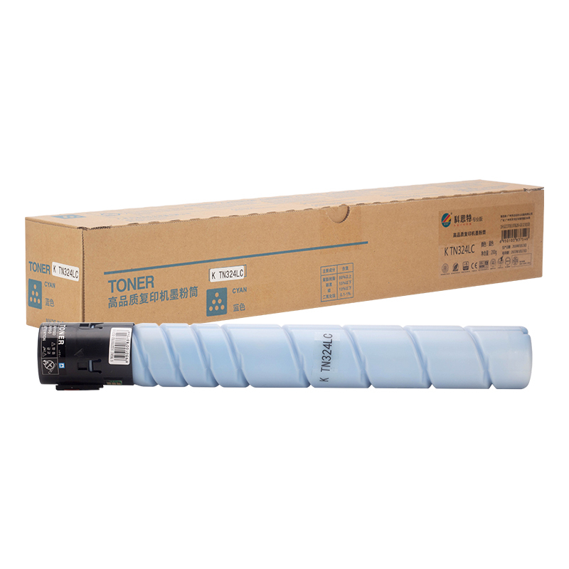 KST/科思特 专业版复印机墨粉盒 K TN324LC 蓝色 标准容量 适用柯尼卡美能达KONICA MINOLTA bizhubC308/C368/C258/C7930 1个