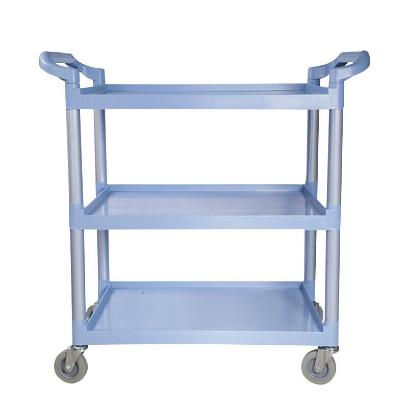 ICEY/冰禹 三层收集手推车 BYll-1383系列 小号 860×420×910mm 铝合金管+PP塑料 1个