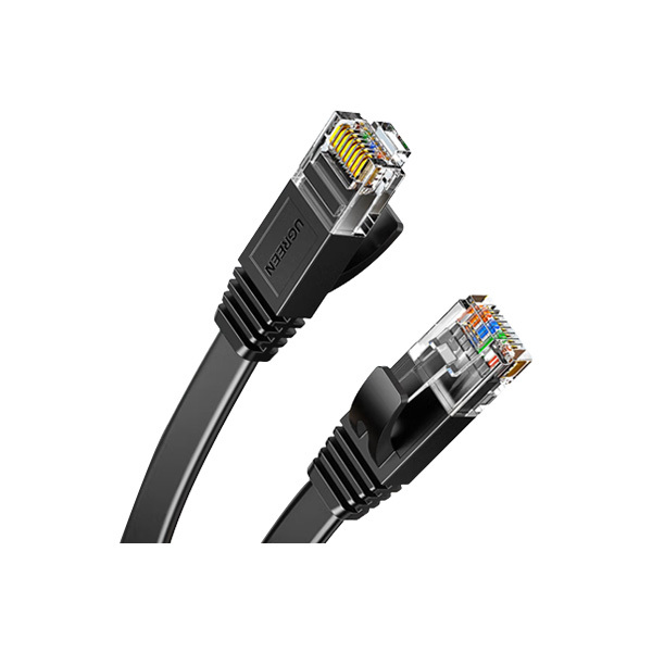 UGREEN/绿联 六类扁平网线 50173 1m 黑色 接头类型RJ45 1个