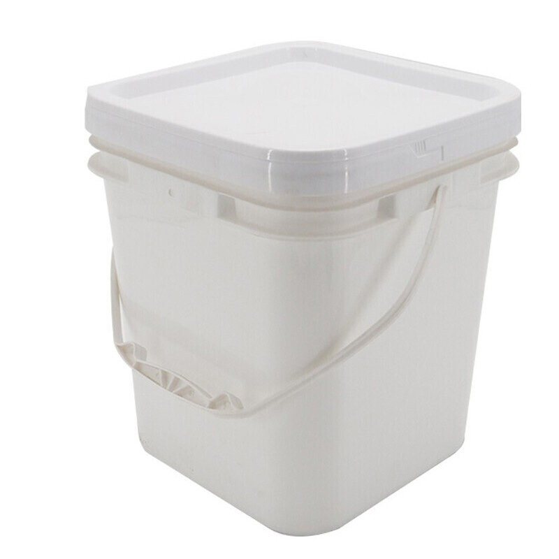 ICEY/冰禹 多功能方形塑料桶 BYll-1402系列 10L白色 24×21×28cm 1个