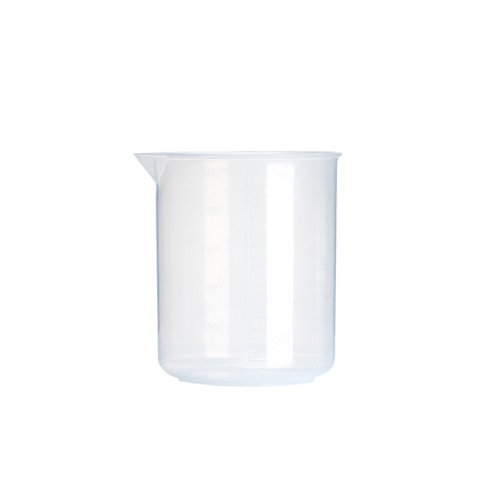 BKMAM/比克曼生物 塑料量杯 无柄 500mL 上口径9.11cm 下口径8.24cm 高10.83cm 1个