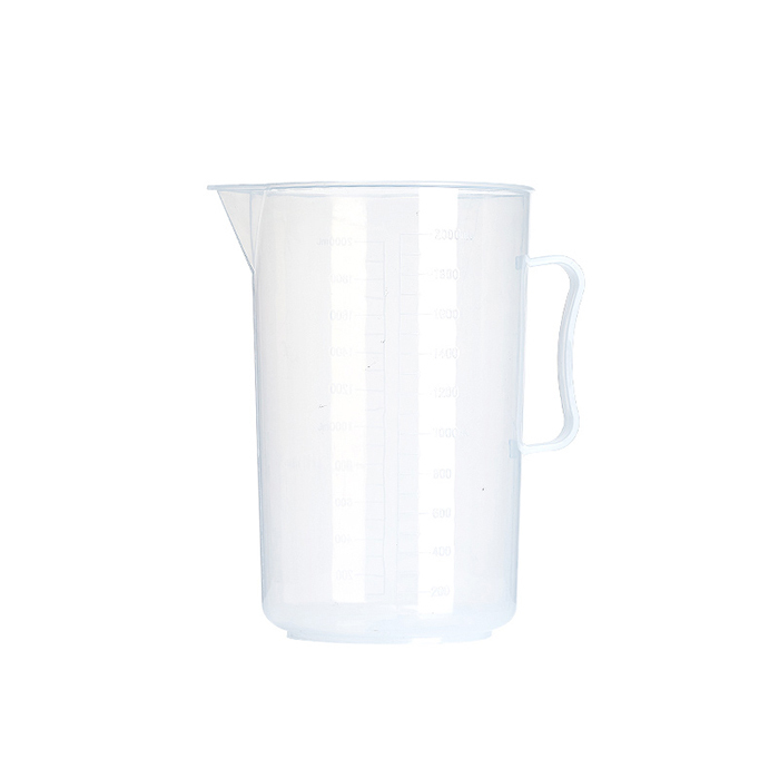 BKMAM/比克曼生物 塑料量杯 有柄 2L 上口径13.11cm 下口径11.2cm 高20.47cm 1个