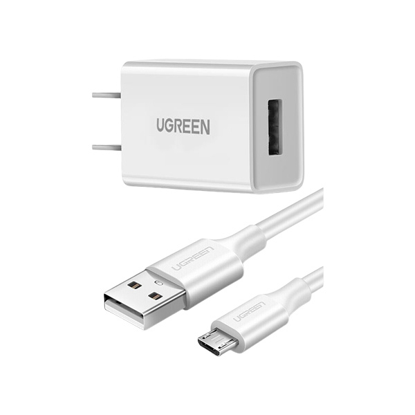 UGREEN/绿联 单口USB组合充电器 60714+60141 1套