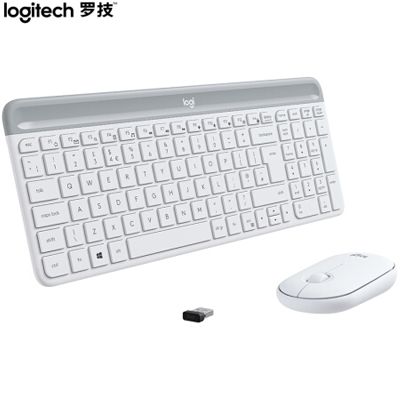 LOGITECH/罗技 键鼠套装 MK470无线键鼠白色 USB 1个