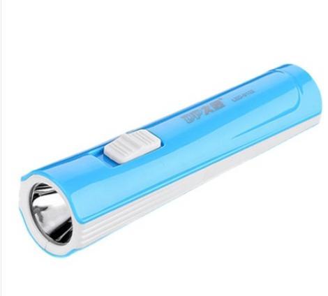DP/久量 手电筒 DP-9102 1W灯珠 锂电池 带验钞功能 蓝色/红色随机发 1个