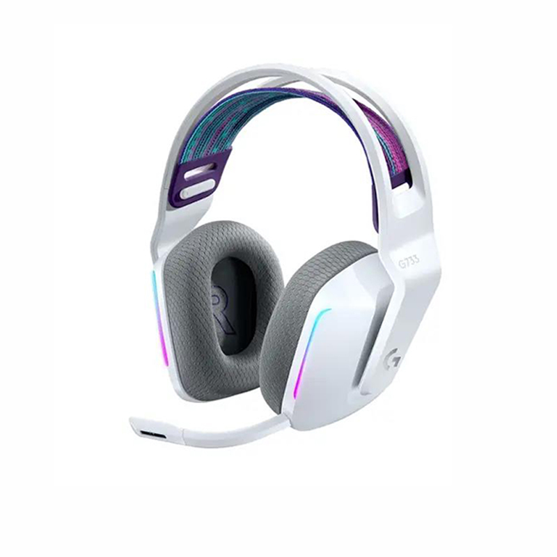 LOGITECH/罗技 无线耳机 g733白色 1个