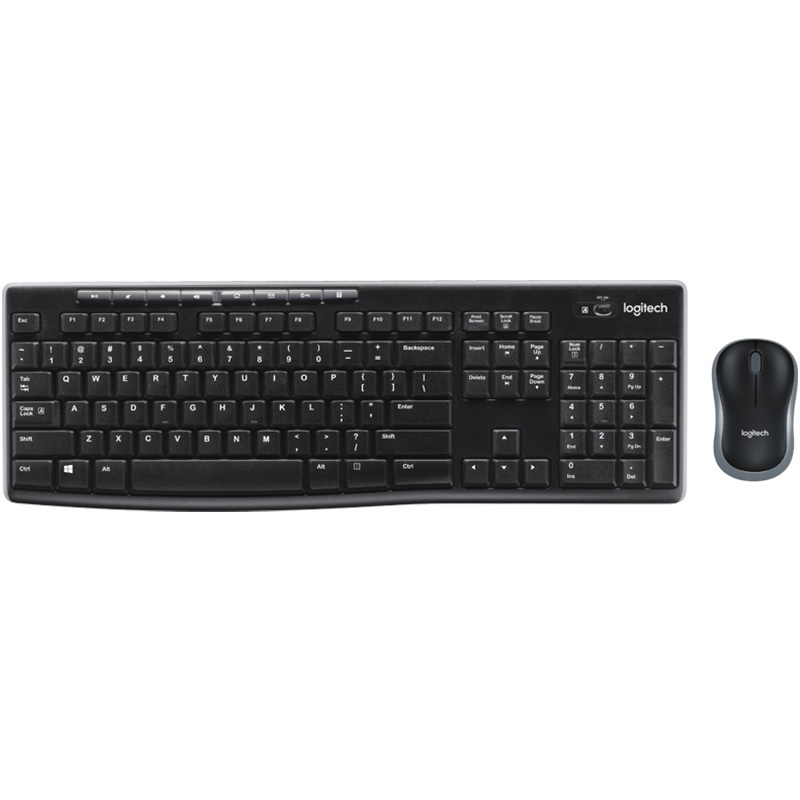 LOGITECH/罗技 键鼠套装 mk270 无线 黑色 1个