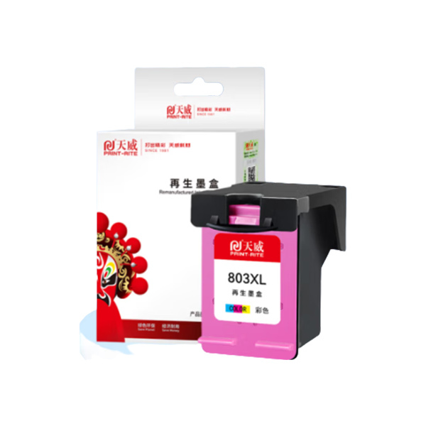 PRINT-RITE/天威 墨盒 803XL 彩色 适用HP 1110 1111 2130 2131 2132 2621 5220打印机 网络版 升级版 1支