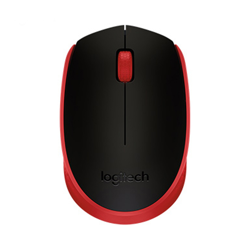 LOGITECH/罗技 鼠标 m171红色 USB 1个