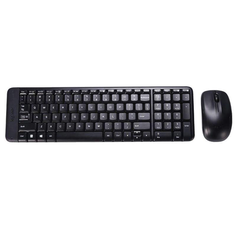 LOGITECH/罗技 键鼠套装 mk220 无线 黑色 1套
