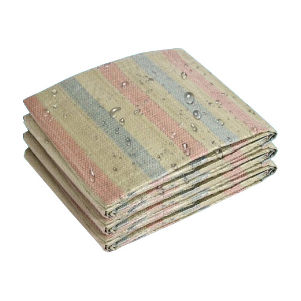 JINGLUFA/京路发 防雨彩条布 JLF-CT-S 4×15m 彩色 聚乙烯PE单膜 65g/m² 包边打孔 1张