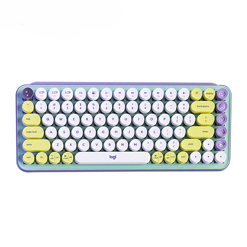 LOGITECH/罗技 键盘 pop keys USB 紫色 1个