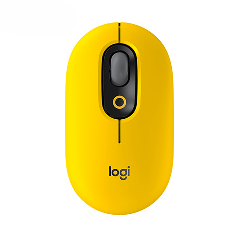 LOGITECH/罗技 鼠标 POP MOUSE热力黄 USB 1个