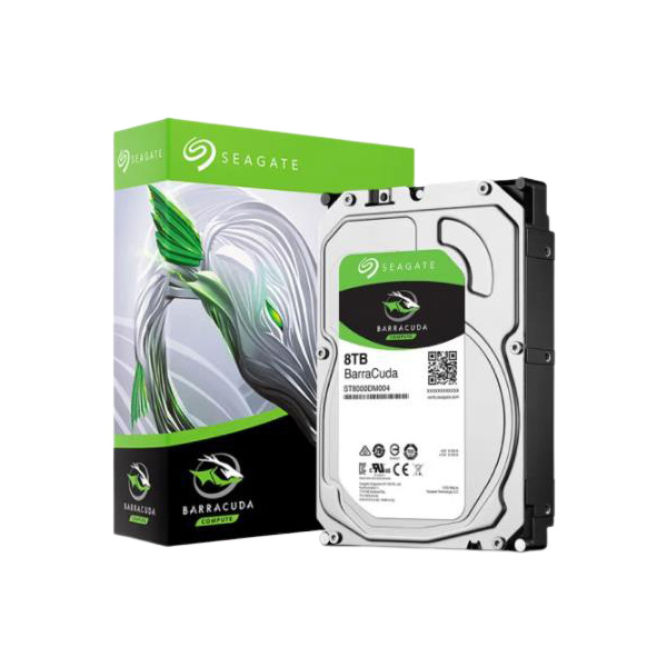SEAGATE/希捷 机械硬盘 ST8000DM004 酷鱼BarraCuda系列 8TB 256MB 5400RPM SATA接口 1台