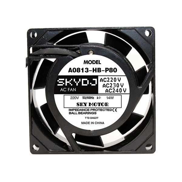 SKYDJ 散热风扇 A0813-HB-P80 外形尺寸80×80×25mm AC220V 14W 1台