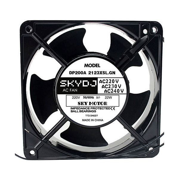 SKYDJ 散热风扇 DP200A 2123XSL.GN 外形尺寸120×120×38mm AC220~240V 22W 1台
