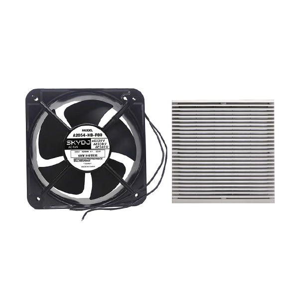 SKYDJ 机柜风扇 A2054-HB-P80加配过滤器 外形尺寸200×200×60mm AC220V 65W 1套