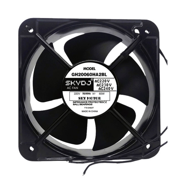 SKYDJ 配电柜散热风扇 GH20060HA2BL AC200V 外形尺寸200×200×60mm 65W 1个