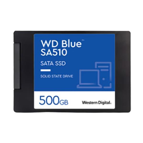 WD/西部数据 固态硬盘 WDS500G3B0A 500GB SA510 SATA Blue系列 3D技术 高速读写 五年质保 1块
