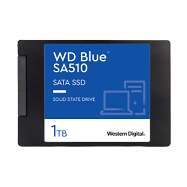 WD/西部数据 硬盘 WDS100T3B0A 1TB SA510 SATA Blue系列 3D技术 高速读写 五年质保 1个
