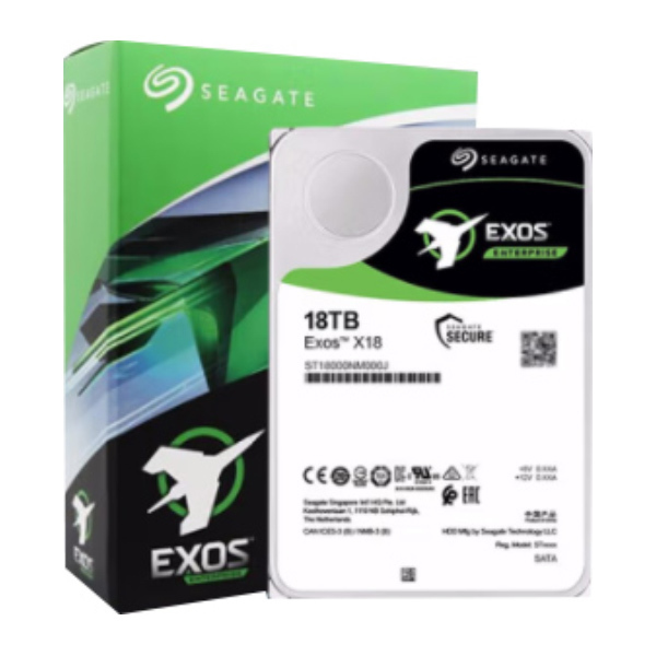 SEAGATE/希捷 企业级硬盘 ST18000NM000J 18TB 256MB 7200RPM SATA接口 银河Exos X18系列 氦气 1块