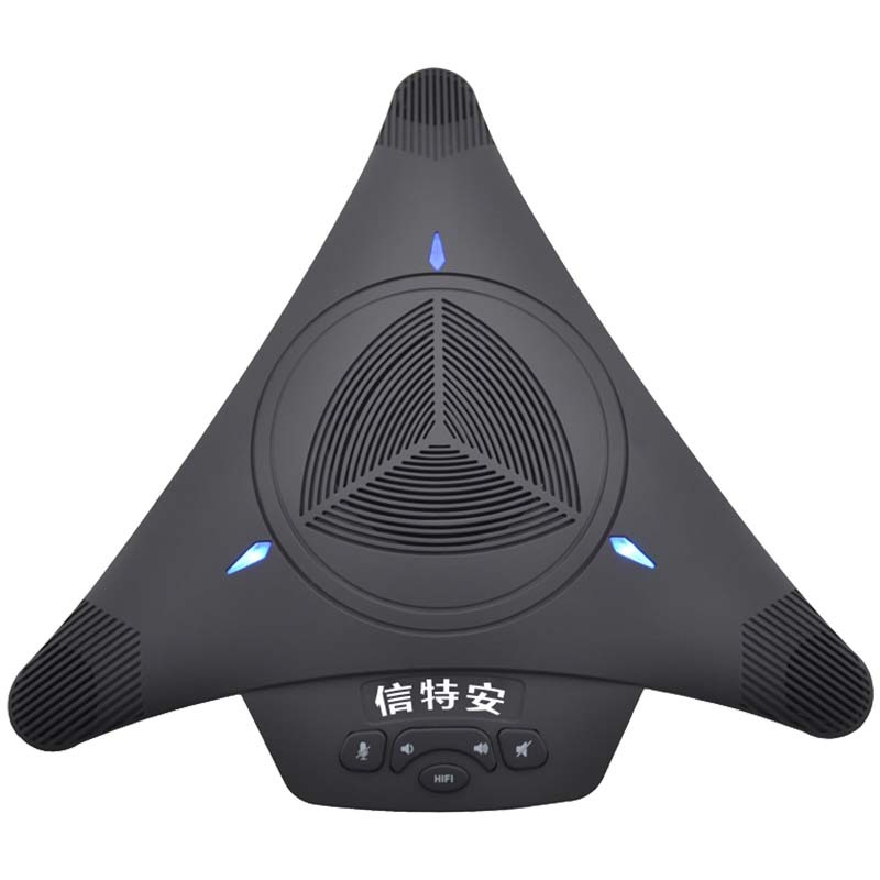 XINTEAN/信特安 USB安视频会议全向麦克风 XTA-X1D 有线会议麦克风扬声器 拾音6m 适用60m² 黑色 1台